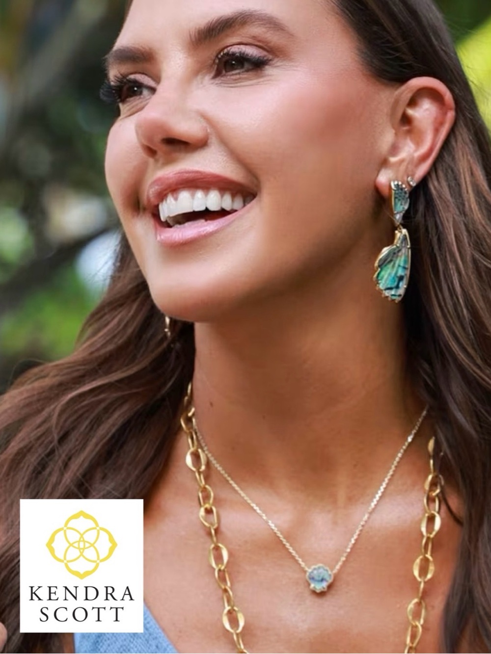 Kendra Scott, Abalone Shell, Stmt. Earrings, As seen on Kendra, NEW with Tags!